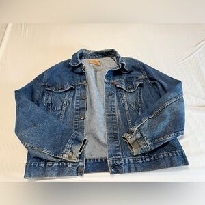 Vintage Levi's Blue Denim Jacket with Red Tab